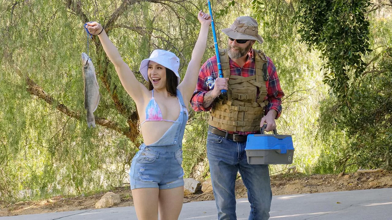 Stepgrandpa Teaches Me To Fish 
